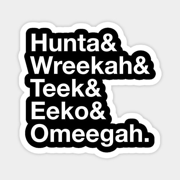 Bad Batch Helvetica List Magnet by 5Serious