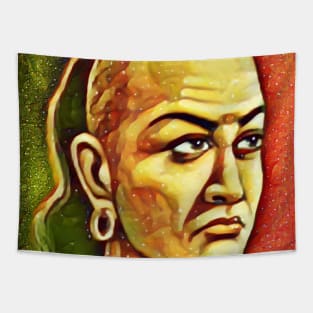 Chanakya Snow Portrait | Chanakya Artwork 15 Tapestry