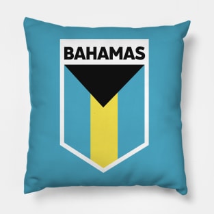 Bahamas Flag Emblem Pillow