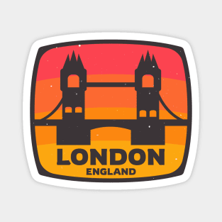 London England Tower Bridge Retro UK Magnet