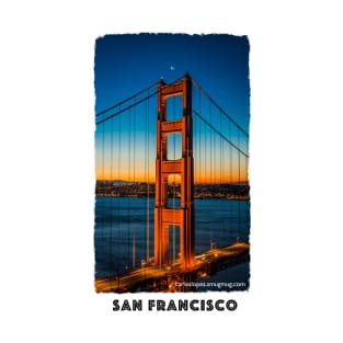 Golden Gate Moon T-Shirt