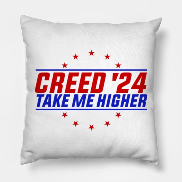 Creed '24 Take Me Higher Pillow by GreenCraft