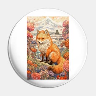 Beautiful Fox Pin