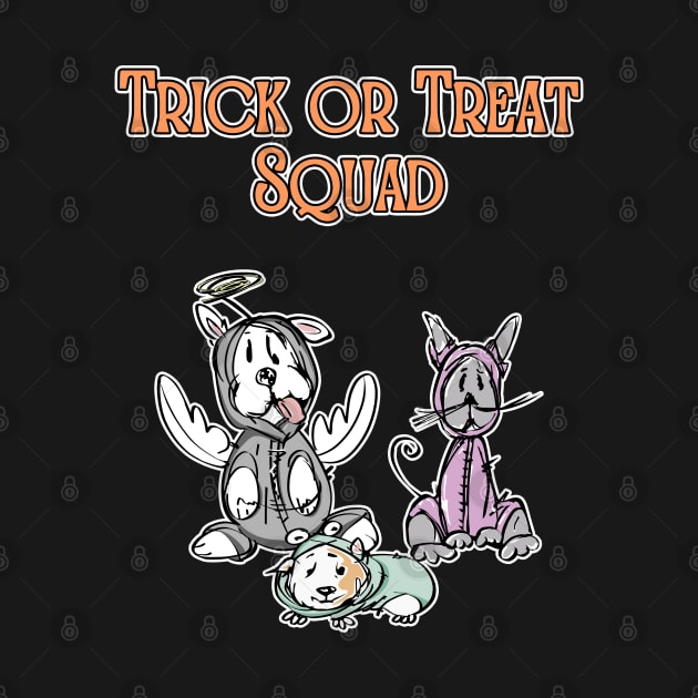 Trick or Treat Squad by AuburnQuailart