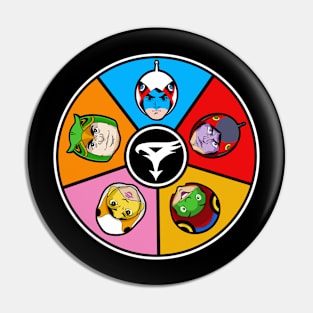 Gatchaman Battle of the Planets - Wheel Pin