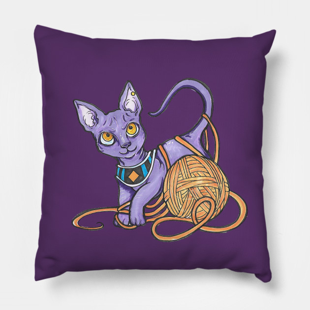 Beerus Dragonball Z Pillow Teepublic