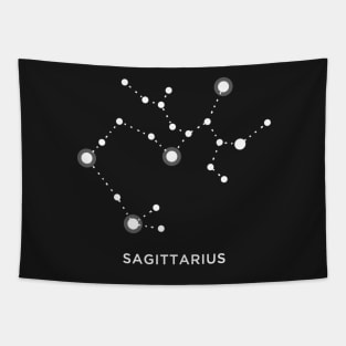 Sagittarius Zodiac Constellation Sign Tapestry