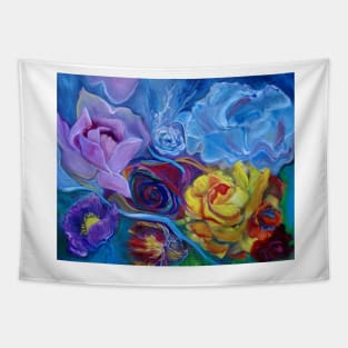 Floral Splendor Tapestry