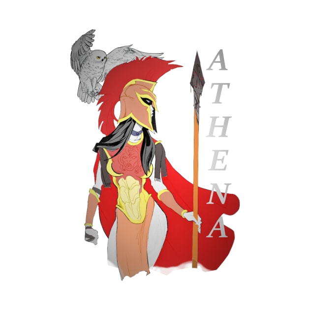 Athena (Greek Goddess of War and Wisdom) by Clifficus