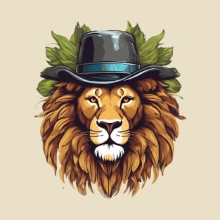 Hipster King of the Jungle Cool Lion T-Shirt