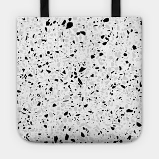 Black, White and Grey Speckles Tote