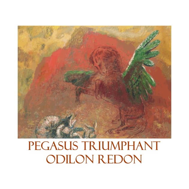 Pegasus Triumphant by Odilon Redon by Naves