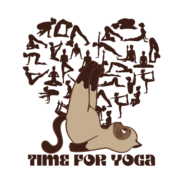 Cat yoga pose by Animals Project