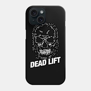 Dead Lift Skull Gym Bodybuilding Gym Lover Illustration Phone Case