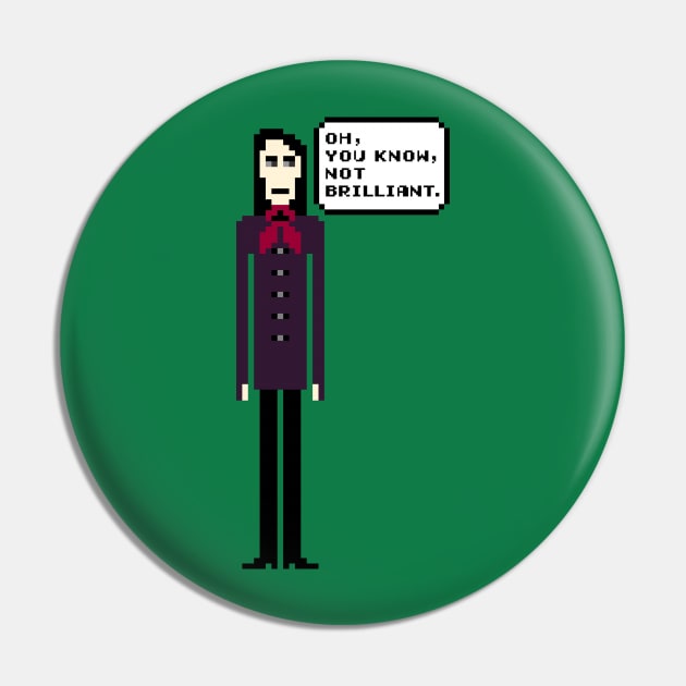 Pixel Richmond - the IT Crowd Pin by KYi