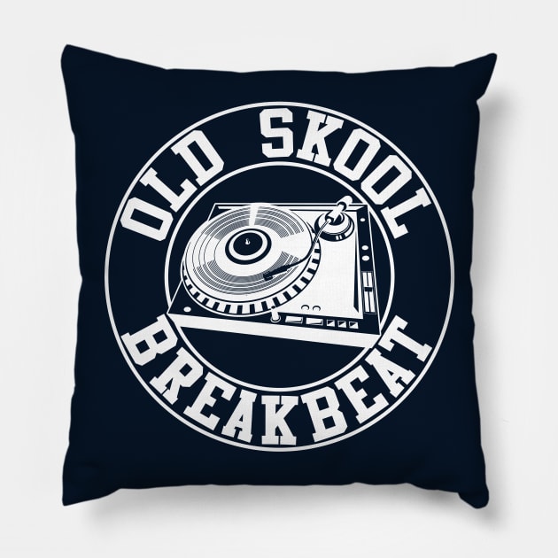 Old Skool Breakbeat Pillow by mrspaceman