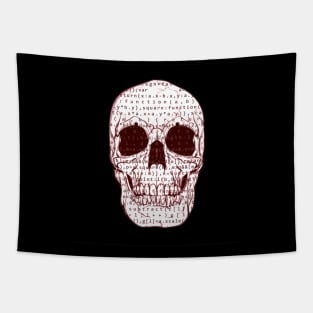 Skull Code Tapestry