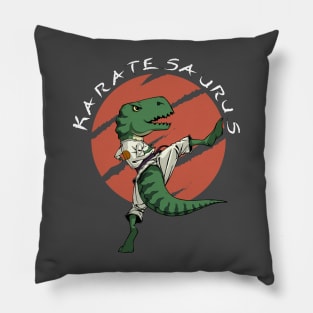 karatesaurus Pillow