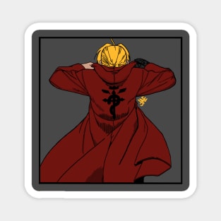 Edward Elric Brotherhood Anime Inspired Magnet