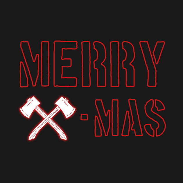 Axe Throwing Christmas Gift | Merry Christmas by MGO Design