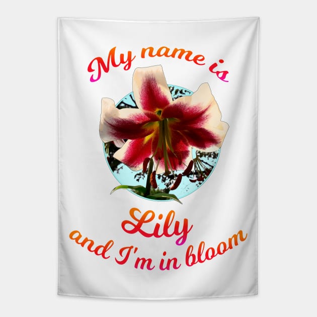 My name is Lily Tapestry by SafSafStore