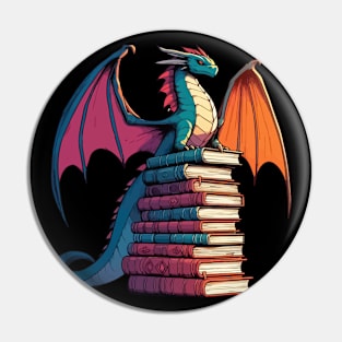 Reading Books About Fantasy Dragons is Fun Pin