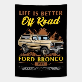 1978 Bronco SUV Car Tapestry