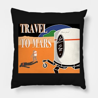 Travel to mars Pillow