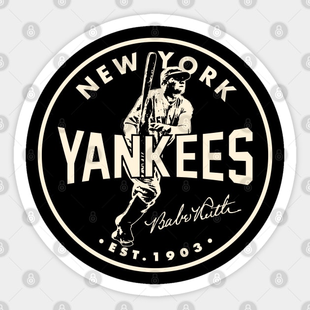 Babe Ruth - New York Yankee Home Kit | Sticker