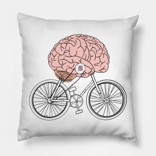 Brain bike Pillow