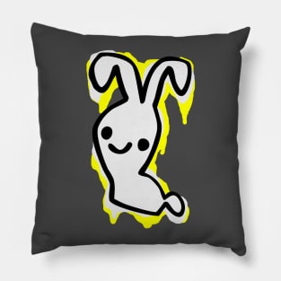 Super Happy Bunny Pillow