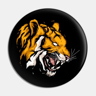 Tiger Head Pin