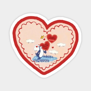 Hamm's Valentine Bear Magnet