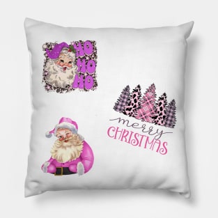 Vintage Santa Claus Stickers Pack Pillow