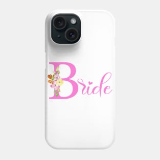 Pink Bride illustration Phone Case