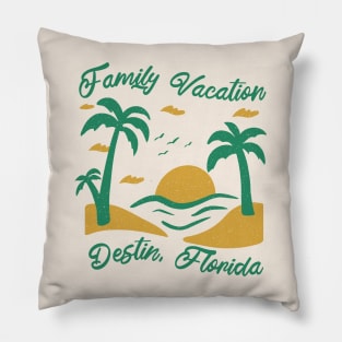 Family Vacation Destin Pillow