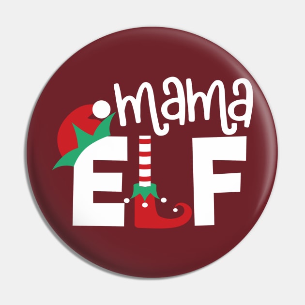 Mama elf Christmas Pin by Giggias