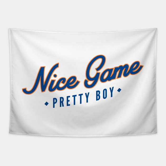 Nice Game Pretty Boy Tapestry by artnessbyjustinbrown