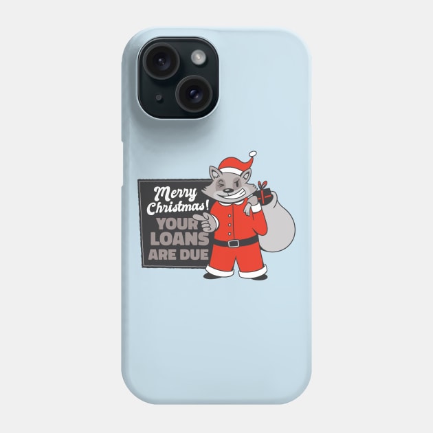 Christmas Raccoon Phone Case by Safdesignx