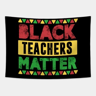 Black Teachers Matter, Vintage Black History Month Educator Men Women Teacher Tapestry