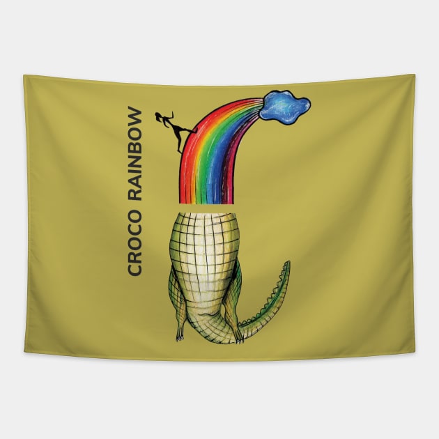 CROCO RAINBOW by FrankenDuo Tapestry by FrankenDuo