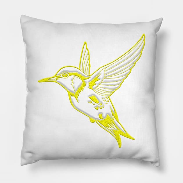 Hummingbird Pillow by Nerdpins