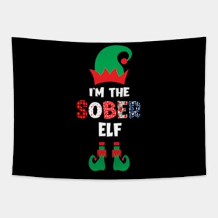 I'm the Sober Elf Christmas Matching Outfits for Holiday Gift Tapestry