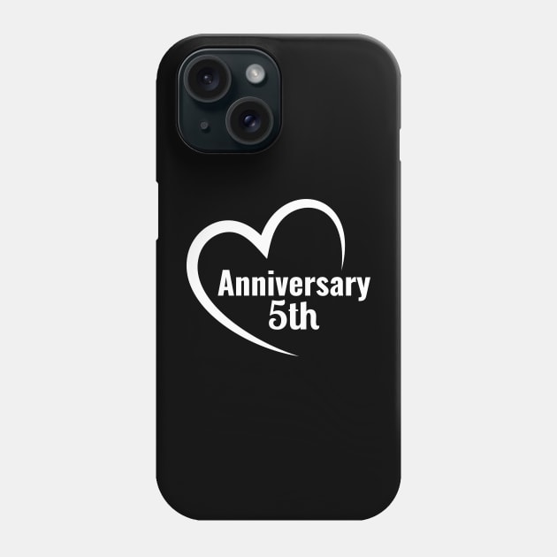 5th anniversary Phone Case by LAMUS