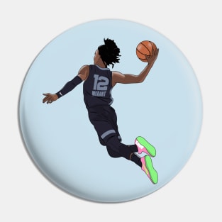 Ja Morant Big Air Dunk Memphis Basketball Pin