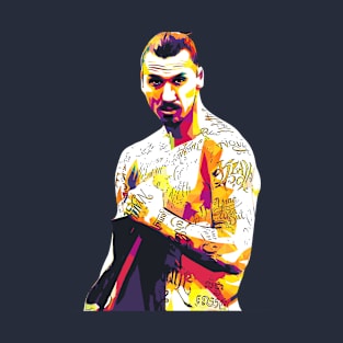 Zlatan Ibrahimovic Pop Art T-Shirt