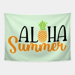 Pineapple Aloha Summer Tapestry