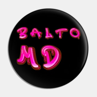 BALTO MD STREET ART DESIGN Pin