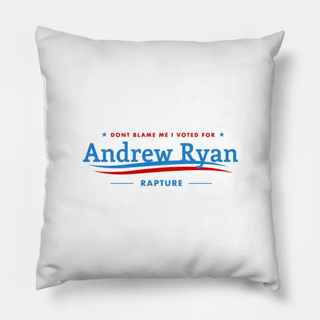 Andrew Ryan Pillow by Woah_Jonny