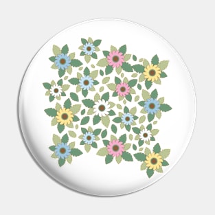 Bunch of flower in soft pastel tones Pin